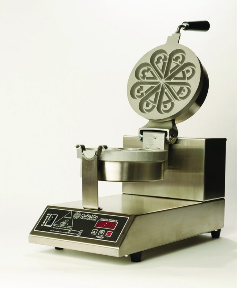 Floral Belgian Waffle Baker CoBatCo The Cone & Batter Co
